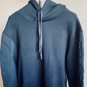 HELMUT LANG Logo Lux Pullover Hoodie
